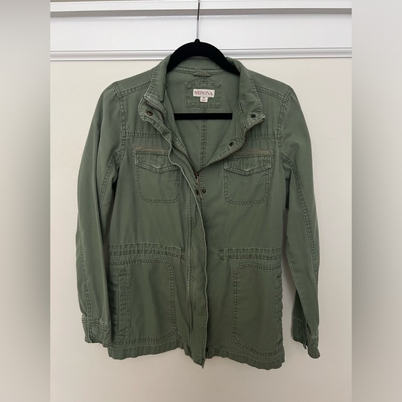 Army Green Cargo Utility Jacket by Merona — Size Medium - Picture 3 of 8